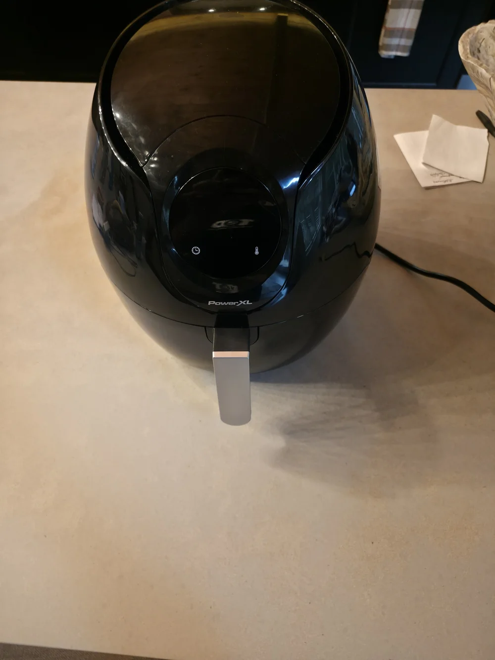 PowerXL Black Air Fryer - Sleek Countertop Air Fryer